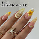 NICOLE DIARY 3D Nail Art Rhinestone Gel Sculpting gel Carvings & Shape Molding Flower Gel Semi Permanent Manicure Nail Art
