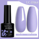 LILYCUTE Dark Grey Matte Color Series Gel Nail Polish Winter Long Lasting Full Coverage Manicure Soak Off Nails Art Gel Varnish