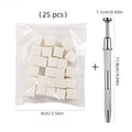 25/50/100Pcs Square Nail Art Sponge Set Gradient Nail Brushes Gel Polish Design Nail Sponge Grab Pen Manicure Supplies 229w