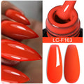 LILYCUTE Dark Grey Matte Color Series Gel Nail Polish Winter Long Lasting Full Coverage Manicure Soak Off Nails Art Gel Varnish