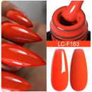 LILYCUTE Dark Grey Matte Color Series Gel Nail Polish Winter Long Lasting Full Coverage Manicure Soak Off Nails Art Gel Varnish