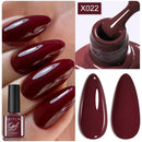 LILYCUTE 7ML 125 Colors Gorgeous Glitter Red Nail Gel Polish Semi Permanent Soak Off LED UV Gel Nail Art Manicure Varnish