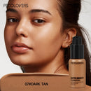 PECOLOVERS Matte Finish Liquid Foundation - Oil-Control, Waterproof, Full Coverage Concealer for All Skin Tones