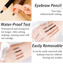 Eyebrow Pencil Microblading Supplies Set Waterproof Eyebrow Tattoo Tint Enhancers With Sharpener Brow 10Pcs Brow Trimmer Blade