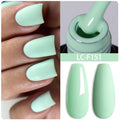 LILYCUTE Dark Grey Matte Color Series Gel Nail Polish Winter Long Lasting Full Coverage Manicure Soak Off Nails Art Gel Varnish