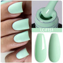 LILYCUTE Dark Grey Matte Color Series Gel Nail Polish Winter Long Lasting Full Coverage Manicure Soak Off Nails Art Gel Varnish