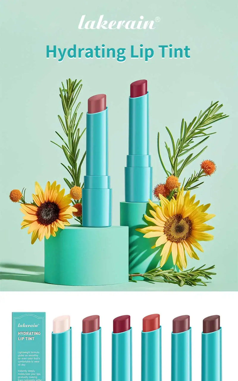 Hydrating Tinted Lipstick – Long-Lasting Moisture & Rich Red Tint
