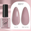 LILYCUTE 7ML Red Color Series Nail Gel DIY Nail Art Semi Permanent UV Gel Polish Long Lasting Design Manicure Supplies