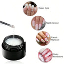 6pcs Baby Boomer Extension Nail Gel Set Clear Pink White UV Builder Ombre Nails Camouflage Quick Extension Gel Extended Nails