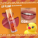 MLSMILE Duck Lip Plump Lip Oil Moisturizing Lip Gloss Mirror Water nature long-lasting Gloss Gloss Pearl Lip Glaze Set