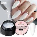 6pcs Baby Boomer Extension Nail Gel Set Clear Pink White UV Builder Ombre Nails Camouflage Quick Extension Gel Extended Nails