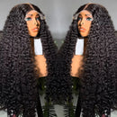 Burmese Curly Hair Wig 13x6 HD Lace Front Wig Pre Plucked With Spiral Ends Natural Color 13x4 Hd Lace Human Hair Wigs For Women
