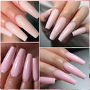 LILYCUTE 15ml Milk White Quick Extension Gel Nail Polish Soak Off UV LED Pink Gel Nail Polish Construction Gel For Fake Nail