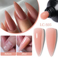 LILYCUTE 10ML Clear Nail Extension Gel Nail Polish Vernish Pink White Gel Semi Permanent Soak Off Nail Art UV LED Varnish Nail