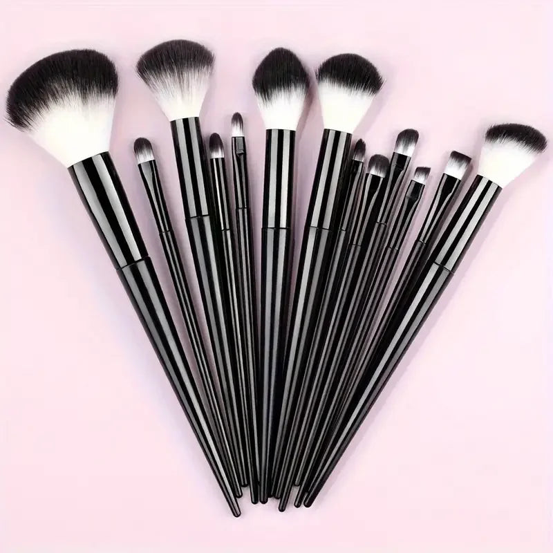 NEW13PCS Makeup Brush Set Eye Shadow Highlighter Concealer Brush Blush Loose Powder Brush Blending Soft Fluffy Women Beauty Tool