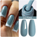 LILYCUTE Dark Grey Matte Color Series Gel Nail Polish Winter Long Lasting Full Coverage Manicure Soak Off Nails Art Gel Varnish