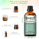 PHATOIL 1PCS Aromatherapy Essential Oil 30ml Lemon Eucalyptus Lavender Bergamot Jasmine Juniper Rose Vanilla Aroma Essential Oil
