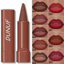 Gradient Lip Liner Pen with Matte Velvet Finish Smooth Application  Lipstick for Defined and Elegant Lips