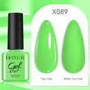 LILYCUTE 7ML Nail Gel Summer Color Series Nail Gel Polish Semi Permanent Soak Off LED UV Gel Nail Art Design Manicure Varnish