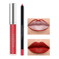 13 color lusterless liquid lipstick+lipliner set lip color makeup velvet lip color long-lasting waterproof VERONNI cosmetics set