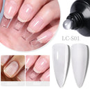 LILYCUTE 10ML Clear Nail Extension Gel Nail Polish Vernish Pink White Gel Semi Permanent Soak Off Nail Art UV LED Varnish Nail