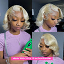 30 40 Inches 613 Honey Blonde Bundles Remy Human Hair Weave Bundles Double Track Peruvian Body Wave Bundles Human Hair Extension