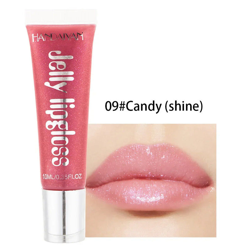 Jelly Lip Gloss Moisturising Lipstick Sexy Lip Oil Plumping Non-Sticky Long Lasting Repairing Primer Lip Balm Care Cosmetics
