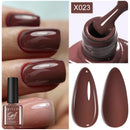 LILYCUTE 7ML 125 Colors Gorgeous Glitter Red Nail Gel Polish Semi Permanent Soak Off LED UV Gel Nail Art Manicure Varnish