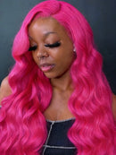 15A Hot Light Pink Red Body Wave Bundles Human Hair Raw Unprocessed Virgin Hair 613 Colored Cosplay Hair Weaving Bundles Deal