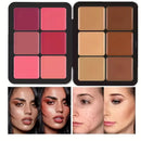 12-color iron box concealer blush cream matte highlight contour makeup all-in-one palette