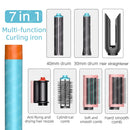 7-in-1 multifunctional curling iron  hair dryer and straightener set, styling tool that allows salon-quality styling at home