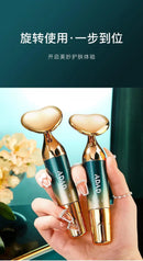 Electric Facial Beauty Devices Face Lifting Anti Wrinkle Facial Eye Massage with Face Cream Introducer Skin Rejuvenation