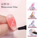 NICOLE DIARY 3D Nail Art Rhinestone Gel Sculpting gel Carvings & Shape Molding Flower Gel Semi Permanent Manicure Nail Art