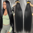 Raw Straight Human Hair Bundles Brazilian Straight Hair Bundles Human Hair 2/3/4 Pcs 8-30 Inches Human Hair Extensions
