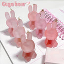 Gege Bear Rabbit Lip Glaze, Matte Velvet Lip Clay Long-lasting Color Non-drying Lipstick