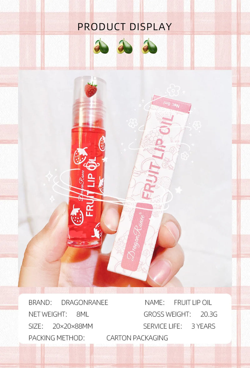 4 PCS Water-gloss Mirror Jelly Lip Gloss Moisturizes Lips Shimmers