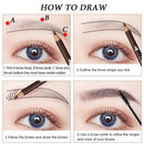 6/12Pcs Eye Brow Pencil Waterproof Professional Women Eye Makeup Pen Easy Color Natural Black Brown Cosmetic Beauty Eyebrow Tool