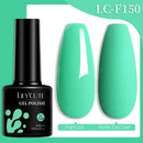 LILYCUTE Dark Grey Matte Color Series Gel Nail Polish Winter Long Lasting Full Coverage Manicure Soak Off Nails Art Gel Varnish