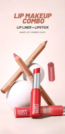 1set, 8 colors lip liner lipstick combo, long-lasting moisturizing, easy to apply, comes with a pencil sharpener, gift for women