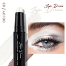 3 color double-ended eye shadow stick pearlescent matte long-lasting eye shadow pen contour portable makeup cosmetics