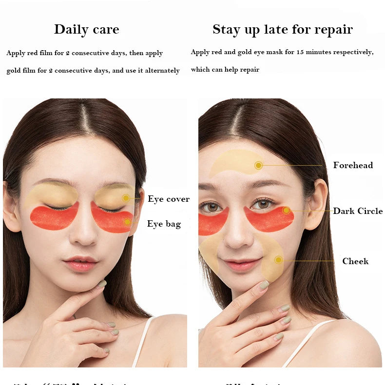 60pcs Collagen Eye Mask moisturizing Firming Anti Dark Circles Eyes Bags skincare Gel Masks Eyepatch Beauty Eye Patches