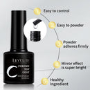 LILYCUTE 7ml Metal Chrome Top Coat Function Gel Nail Polish No Wipe Semi Permanent Soak Off UV Gel Nail Varnish Art Manicure