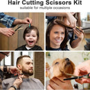Using Hairdressing Scissors Set Hair Cutting for haircut