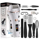 Using Care Tool Dead Hard Skin Callus USB on feet