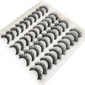 2023 New 20 pairs natural long 3D mink false eyelashes fake lashes makeup kit Mink Lashes extension eye lashes short eyelashes
