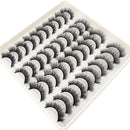 2023 New 20 pairs natural long 3D mink false eyelashes fake lashes makeup kit Mink Lashes extension eye lashes short eyelashes