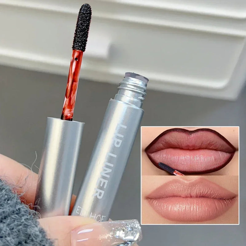 Lasting Peel Off Lip Liner Tattoo Makeup Amazing Waterproof Matte Non-Stick Cup Matte Lip Gloss Sexy Red Contour Lips Cosmetics