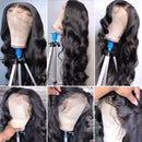 220 Density Body Wave 13x6 HD Transparent Lace Front Human Hair Wigs For Women 13x4 Lace Frontal Brazilian Wigs Pre Plucked with Natural Hairline