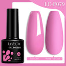 LILYCUTE 7ML 184 Colors Nail Gel Polish Shining Red Glitter Semi Permanent Nail Art Varnish Long Lasting UV LED Gel Manicure