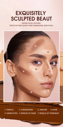 Brightening Contour Stick Cream Longwear Lightweight Sculpt Face Concealer Bronzer Makeup Pen For Flawless Finish